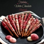 Holiday White Chocolate Pretzels
