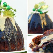 Paleo Christmas Pudding With Custard