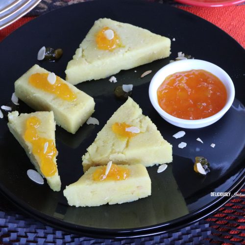 Guava and Ginger Sheera (pudding)