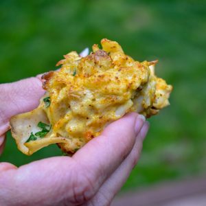 Chesapeake Crab Stuffed Morel Mushrooms