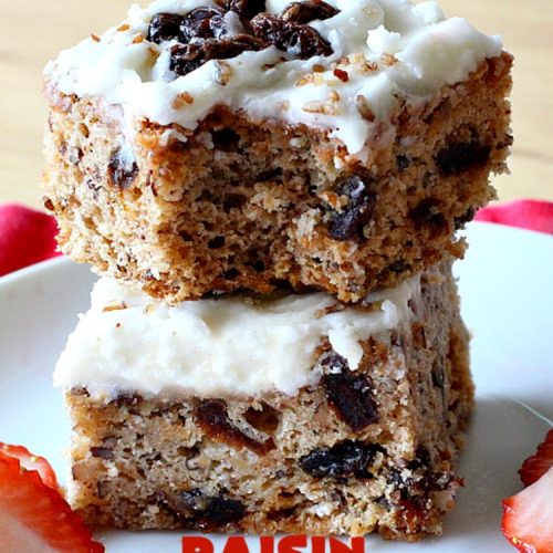 Raisin Spice Bars