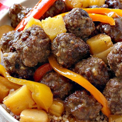 Sweet and Sour Meatballs