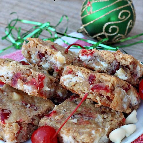 Cherry White Chocolate Brownies