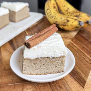 Frosted Banana Bread Bars (Gluten-free)