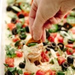 Vegan Warm Cheesy Bean Dip