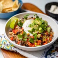 Slow Cooker Turkey Chili with Quinoa and Black Beans