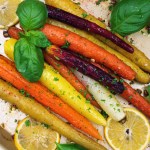 Roasted Rainbow Carrots