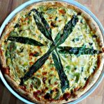 Leek Quiche with Wild Garlic