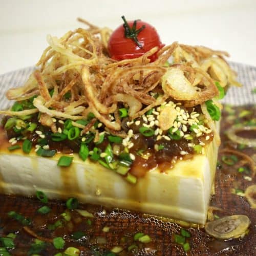 Silken Tofu with Soy Sauce