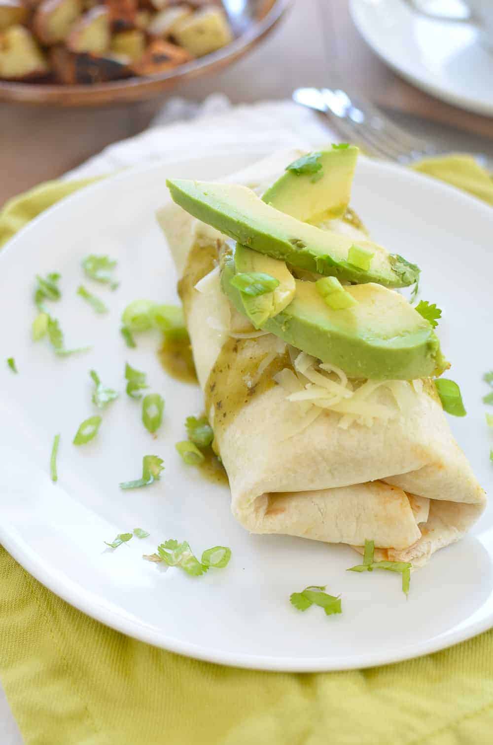 Slow Cooker Southwestern Breakfast Burritos