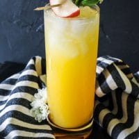 Low Carb Fuzzy Navel Cocktail
