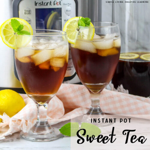 Instant Pot Sweet Tea