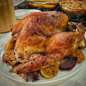 Dry Brine Roasted Turkey