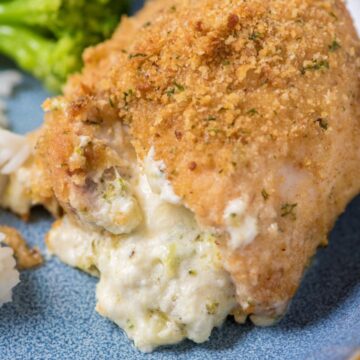 Broccoli and Cheese Stuffed Chicken