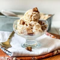 No Churn Peanut Butter Chocolate Ice Cream