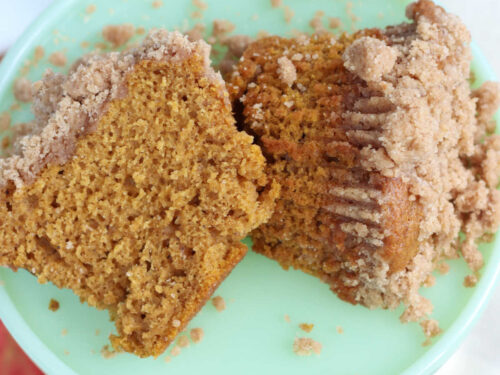 Pumpkin Crumb Muffins