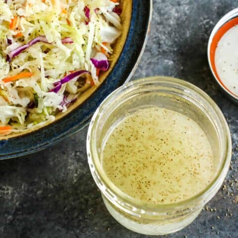 Sweet Onion Vinegar Coleslaw Dressing