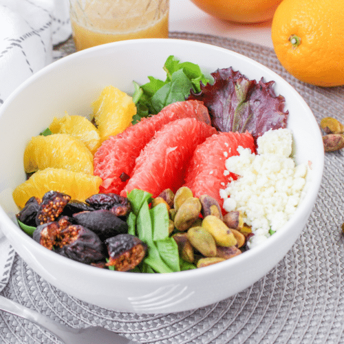 Summer Citrus Salad with Fig & Feta Cheese