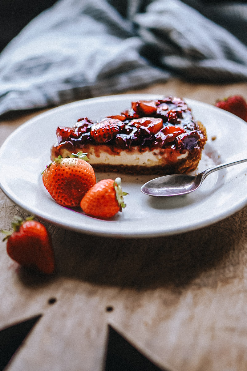 Philadelphia Strawberry Cheesecake