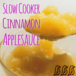 Slow Cooker Cinnamon Applesauce