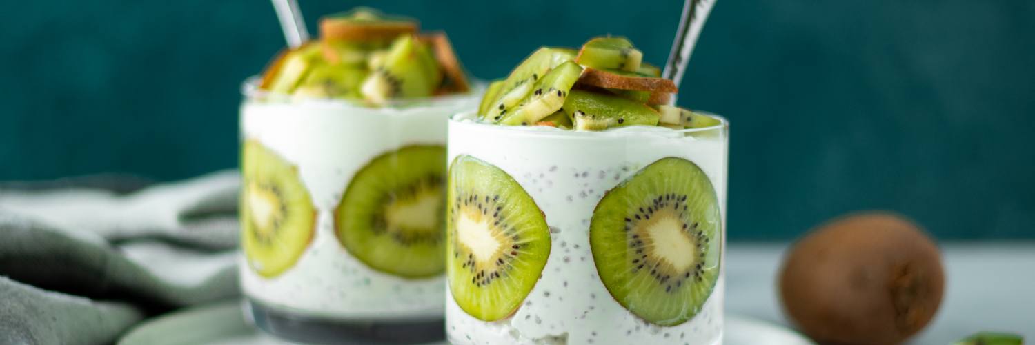 Kiwi Chia Seed Parfait