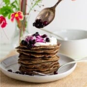 Buckwheat-Currant Pancakes