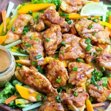 Bang Bang Chicken With Spicy Almond Sauce