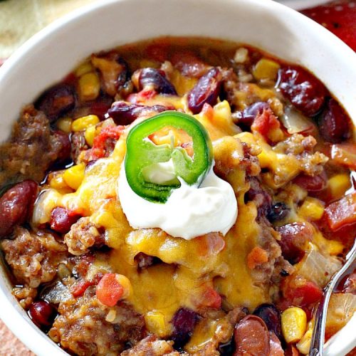 Firehouse Sausage Chili