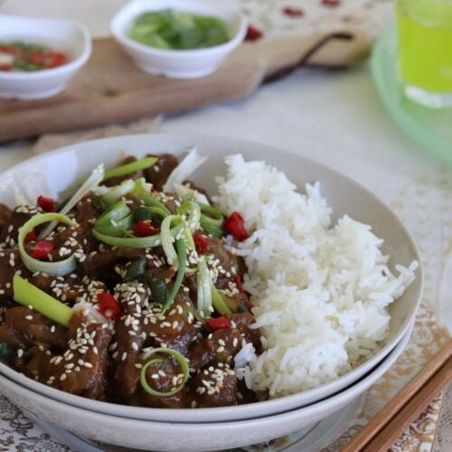 Indo-Chinese Beef Chilli