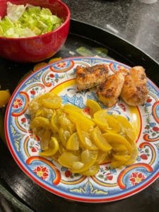 Sautéed Yellow Squash & Onions