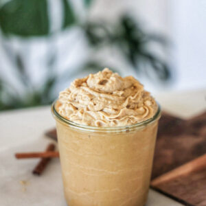 Healthy Vegan Pumpkin Spice Frappuccino