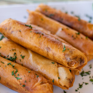 Pulled Pork Spring Rolls