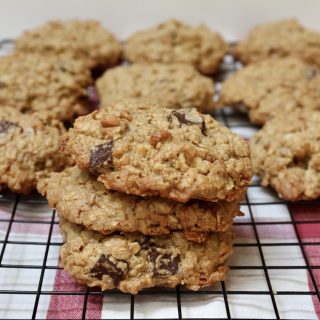 Oat Flour Cookies with Chocolate Chips