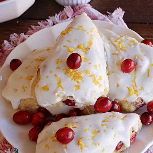 Cranberry Orange Scones