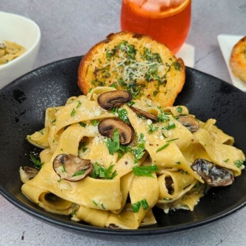 Pappardelle Mushroom Pasta