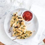 Honey Mustard Chicken Skewers