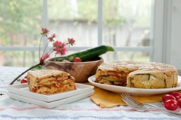 Low Carb Layered Zucchini Timbale