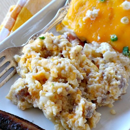 Sausage Cheese Grits Casserole