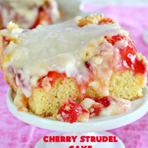 Cherry Strudel Cake