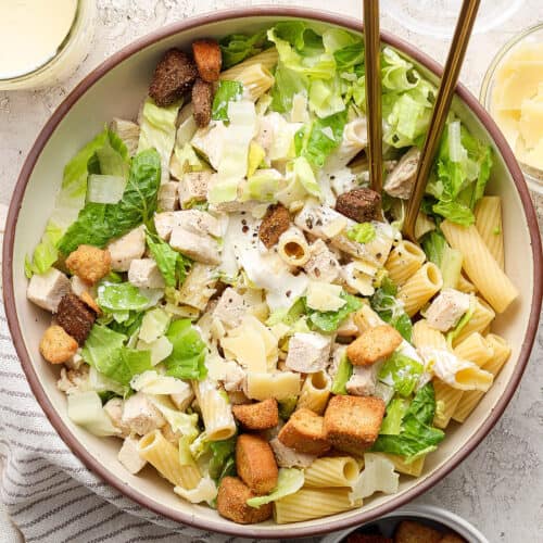 Chicken Caesar Pasta Salad