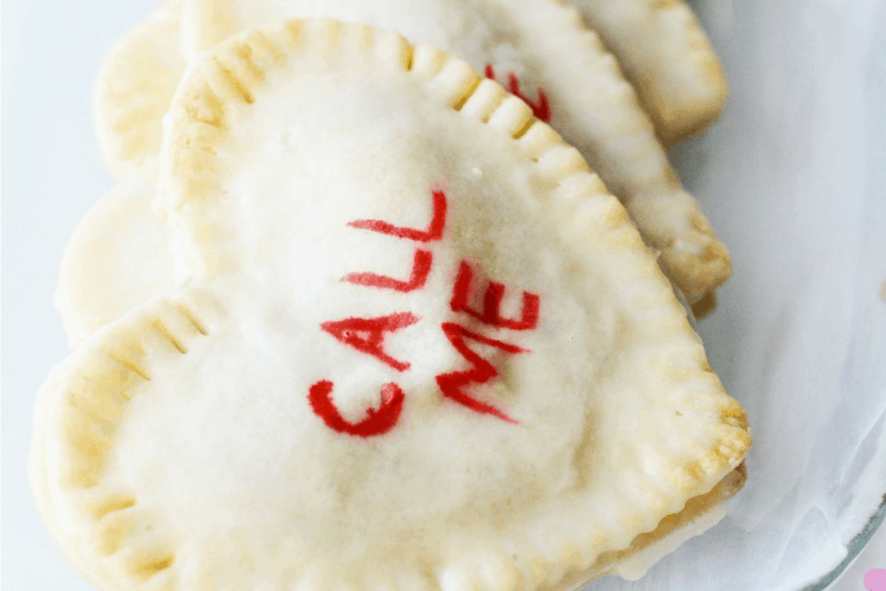 Conversation Heart Hand Pies