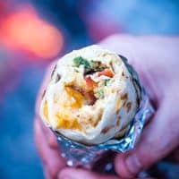 Camping Breakfast Burritos