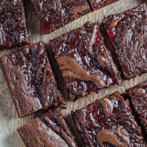 Strawberry Swirl Brownies