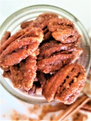 Cinnamon Vanilla Sugar Pecans