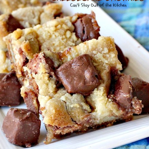 Snickers Cheesecake Brownies
