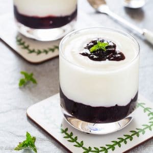 Yogurt Black Sticky Rice Pudding (Sua chua nep cam)