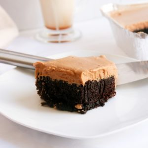 Chocolate Cake with Salted Caramel Mousse