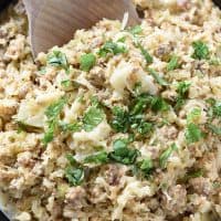 Instant Pot Sausage and Chicken Casserole