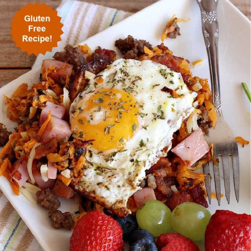 Porky Pig Sweet Potato Skillet
