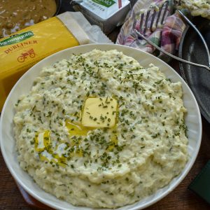 Keto Cauliflower Colcannon